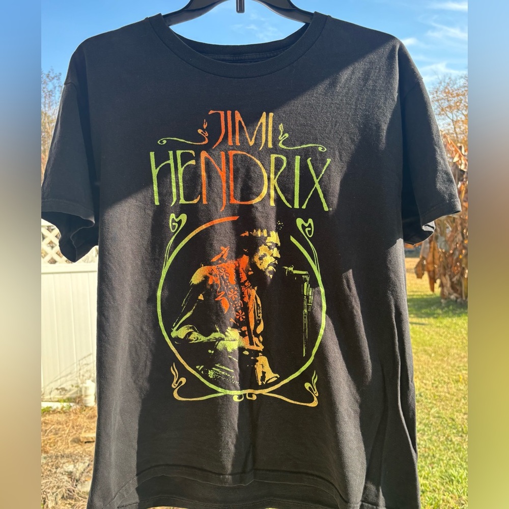Jimi Hendrix Black Graphic T-Shirt